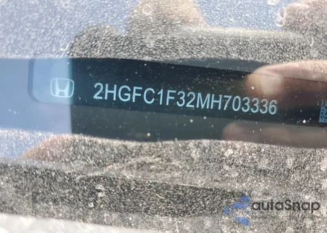 2021 Honda Civic Ex from USA, damaged, VIN 2HGFC1F32MH703336